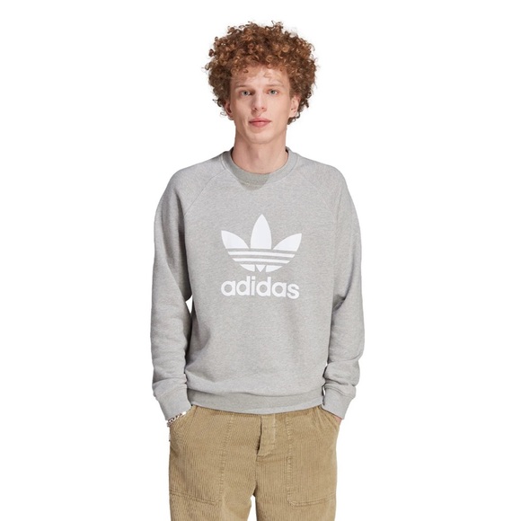 ADIDAS | ADICOLOR CLASSIC CREST LOGO TREFOIL CREWNECK SWEATSHIRT - Picture 3 of 12